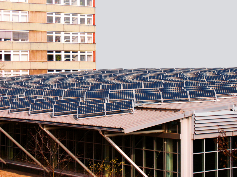 Roof With SOlar Panels